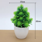 6 PCS NEW Artificial Plants Bonsai Small Tree Pot Plants Fake Flowers Potted Ornaments For Home Decoration Hotel Garden Decor